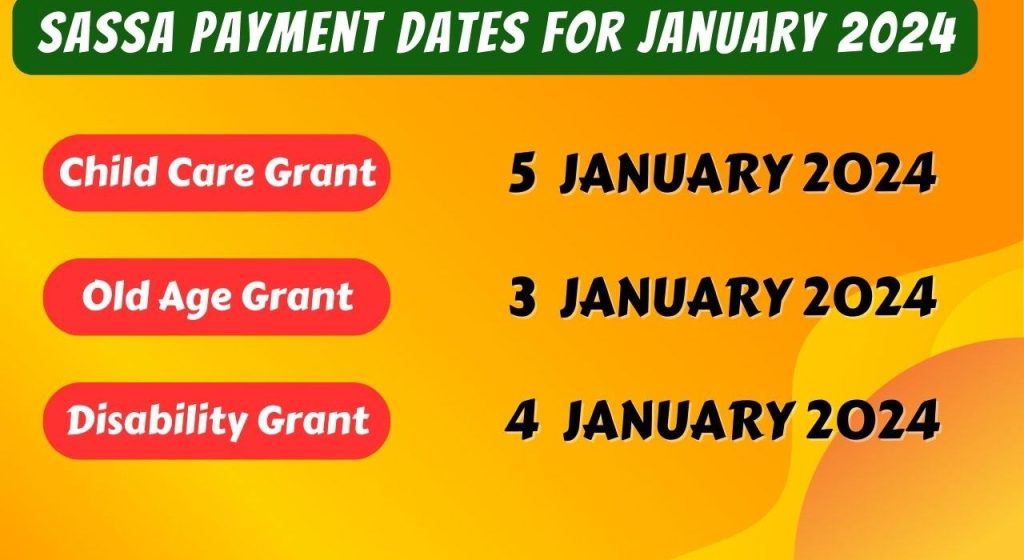 SASSA Payments for January 2024