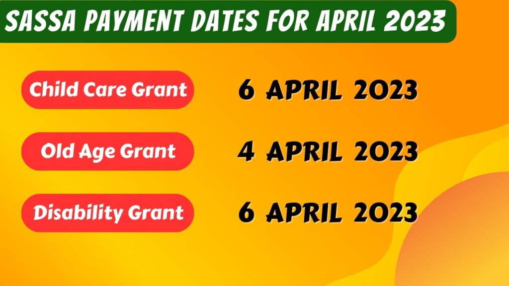 SASSA Payments for April 2023